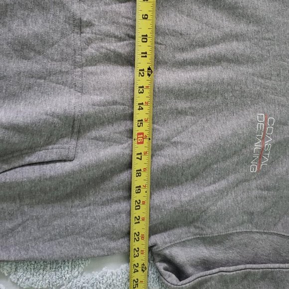 Cotton Heritage Men's Gray Hoodie size XL - Picture 6 of 7